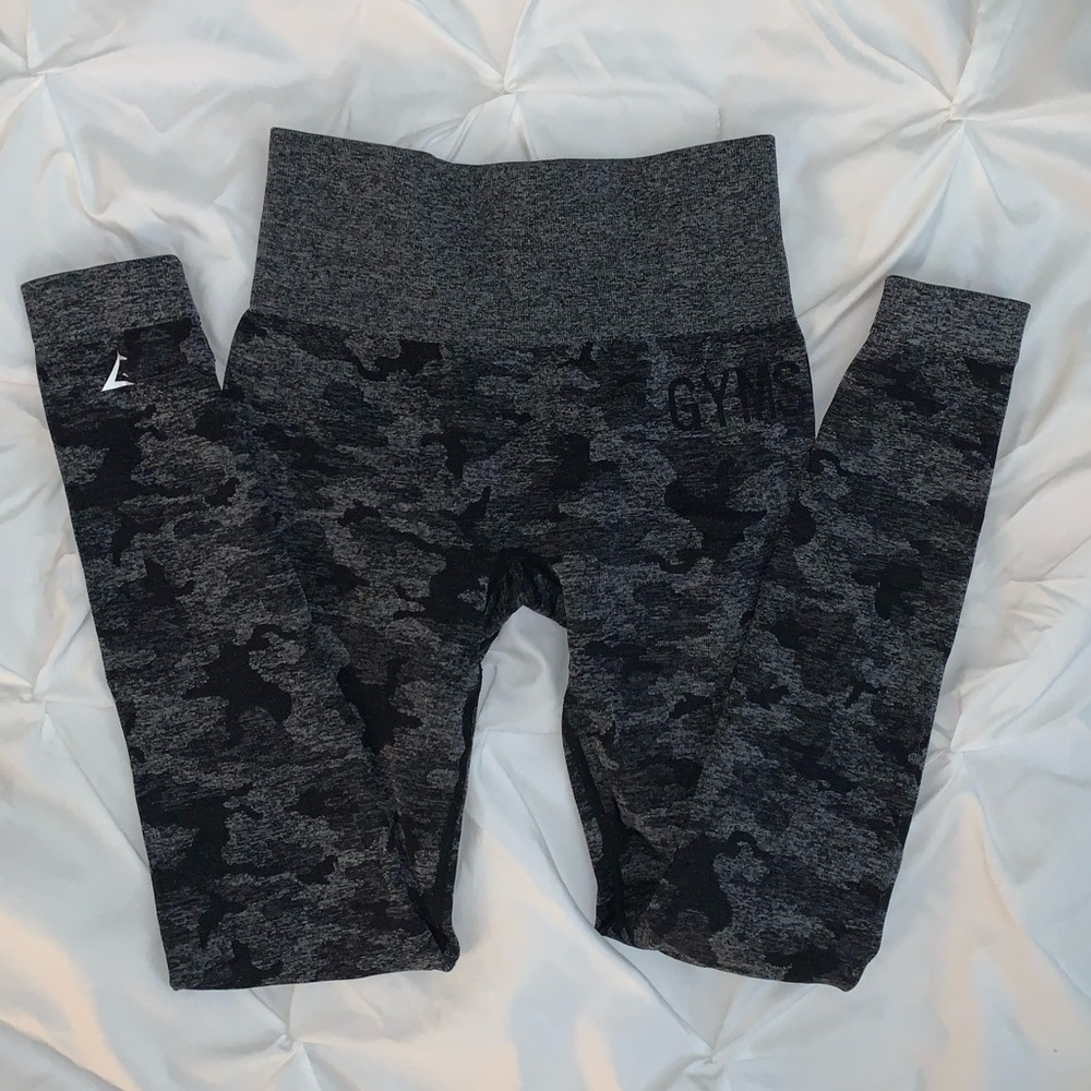 Gymshark Camo Seamless Leggings- XS